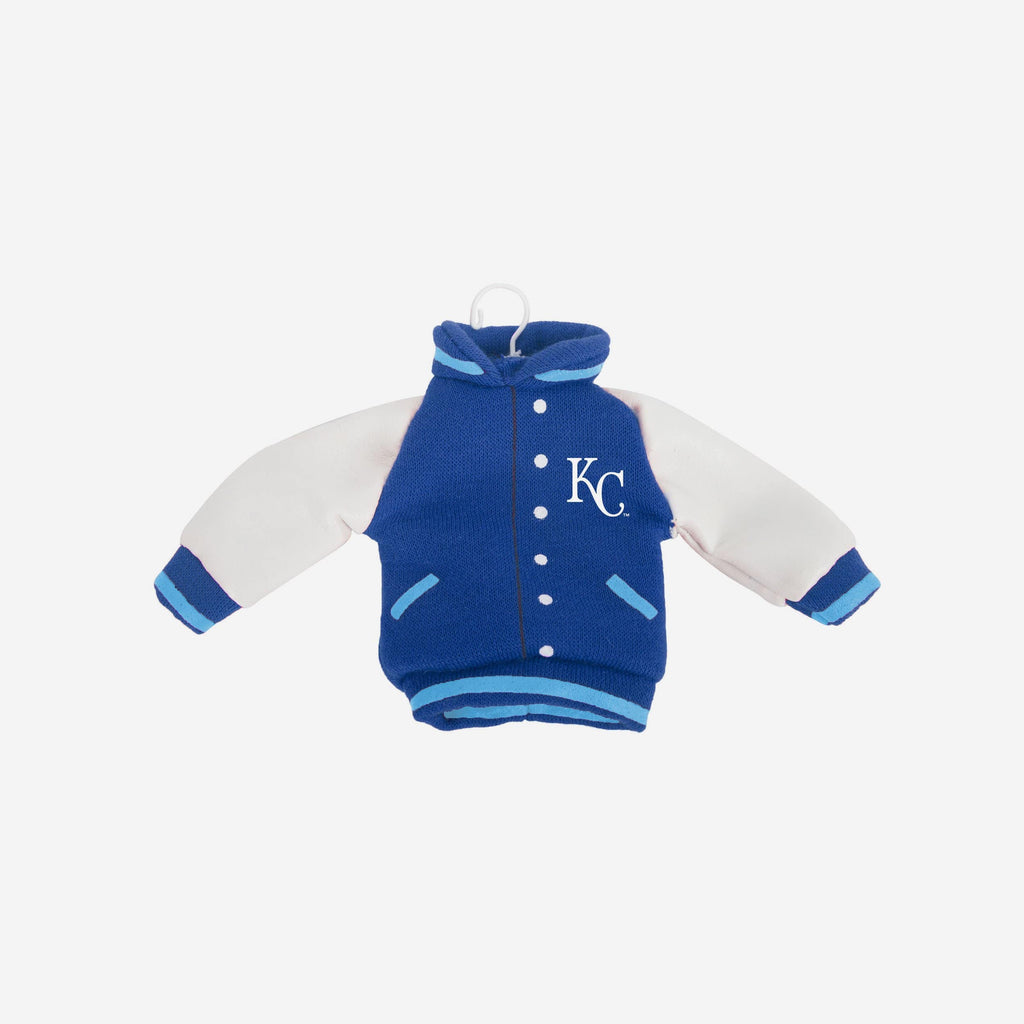 Kansas City Royals Fabric Varsity Jacket Ornament FOCO - FOCO.com