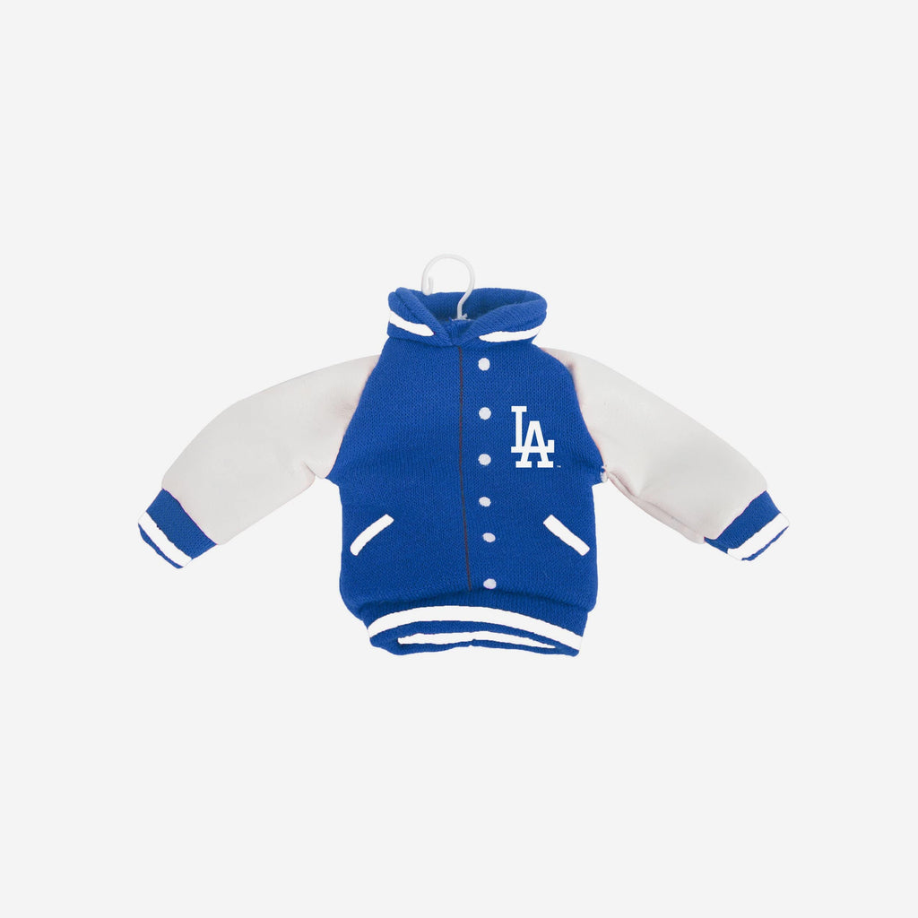 Los Angeles Dodgers Fabric Varsity Jacket Ornament FOCO - FOCO.com