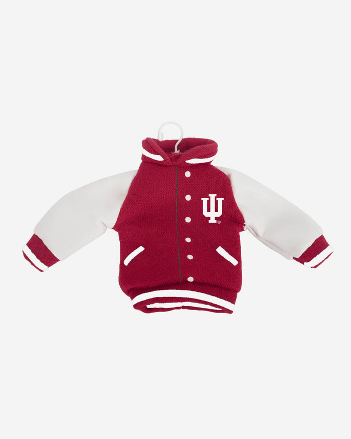 Indiana Hoosiers Fabric Varsity Jacket Ornament FOCO - FOCO.com