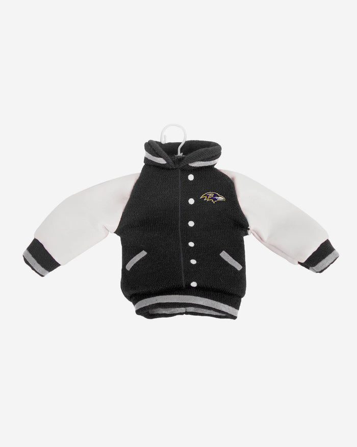 Baltimore Ravens Fabric Varsity Jacket Ornament FOCO - FOCO.com