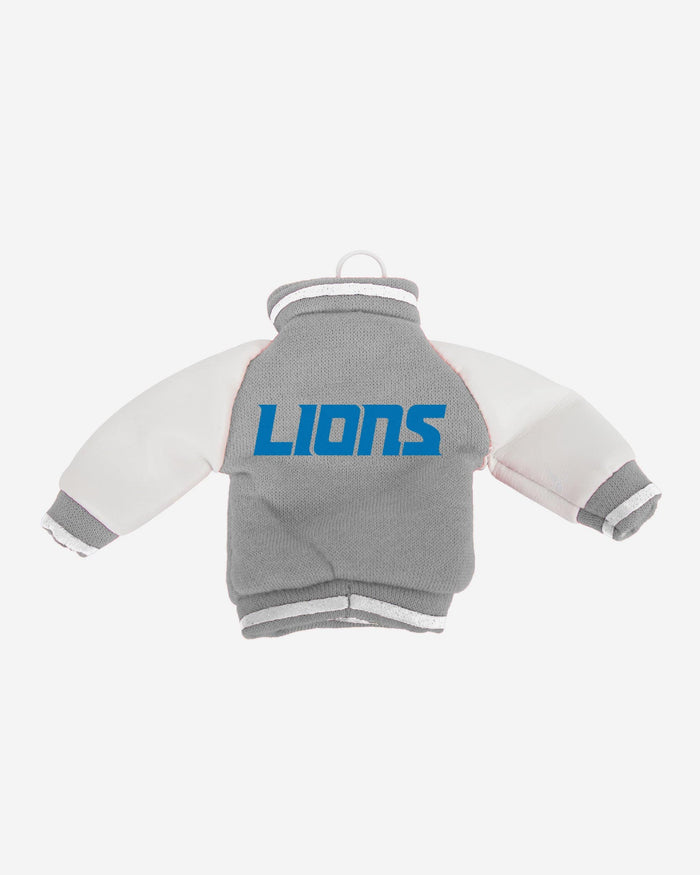 Detroit Lions Fabric Varsity Jacket Ornament FOCO - FOCO.com