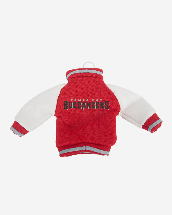 Tampa Bay Buccaneers Fabric Varsity Jacket Ornament FOCO - FOCO.com