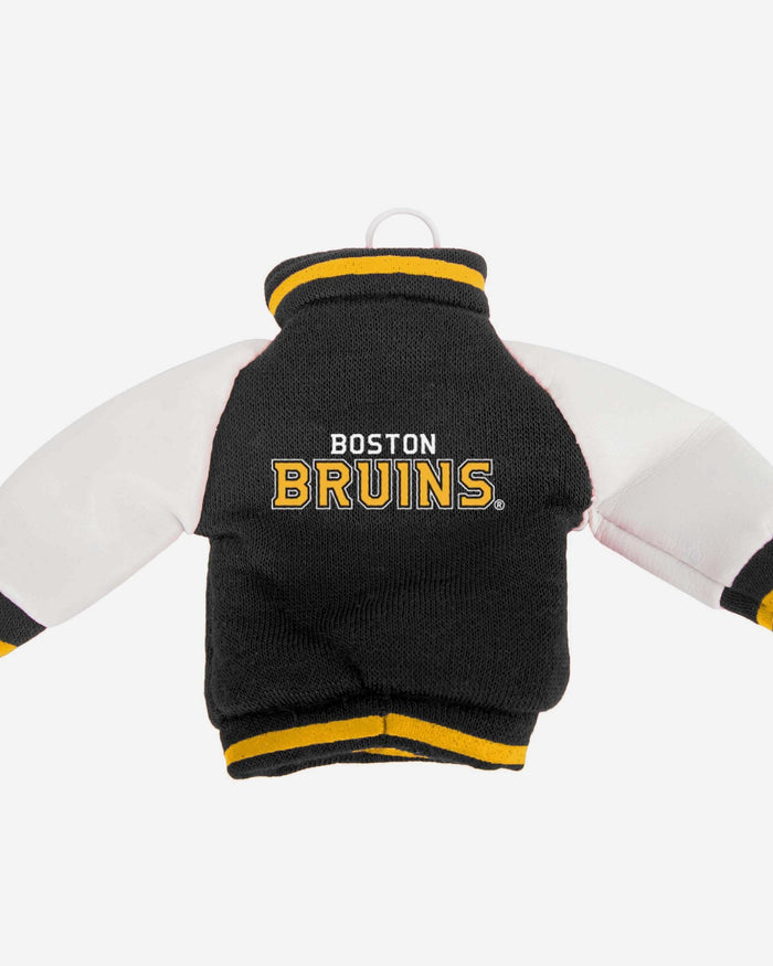 Boston Bruins Fabric Varsity Jacket Ornament FOCO - FOCO.com