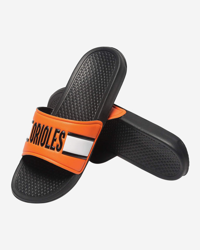 Baltimore Orioles Raised Wordmark Slide FOCO - FOCO.com