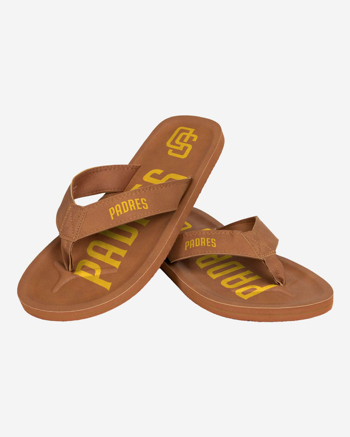 San Diego Padres Color Pop Contour Flip Flop FOCO - FOCO.com