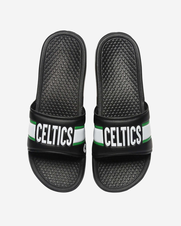 Boston Celtics Raised Wordmark Slide FOCO S - FOCO.com