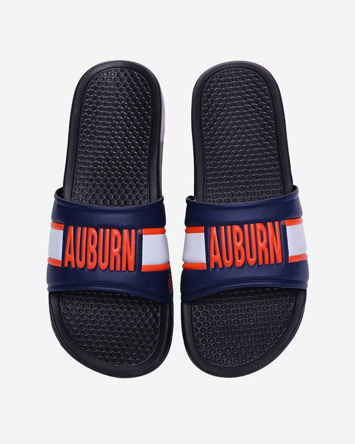 Auburn Tigers Raised Wordmark Slide FOCO S - FOCO.com