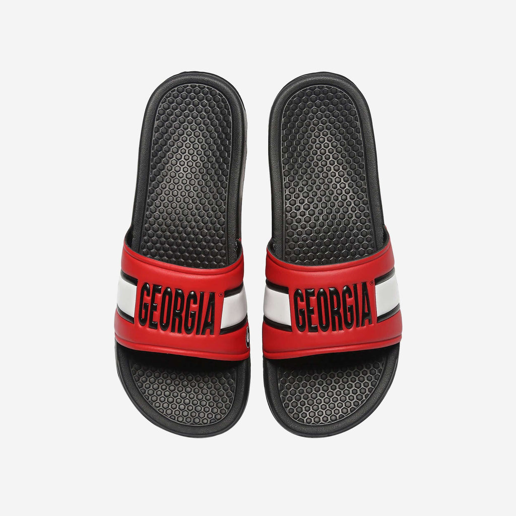 Georgia Bulldogs Raised Wordmark Slide FOCO S - FOCO.com