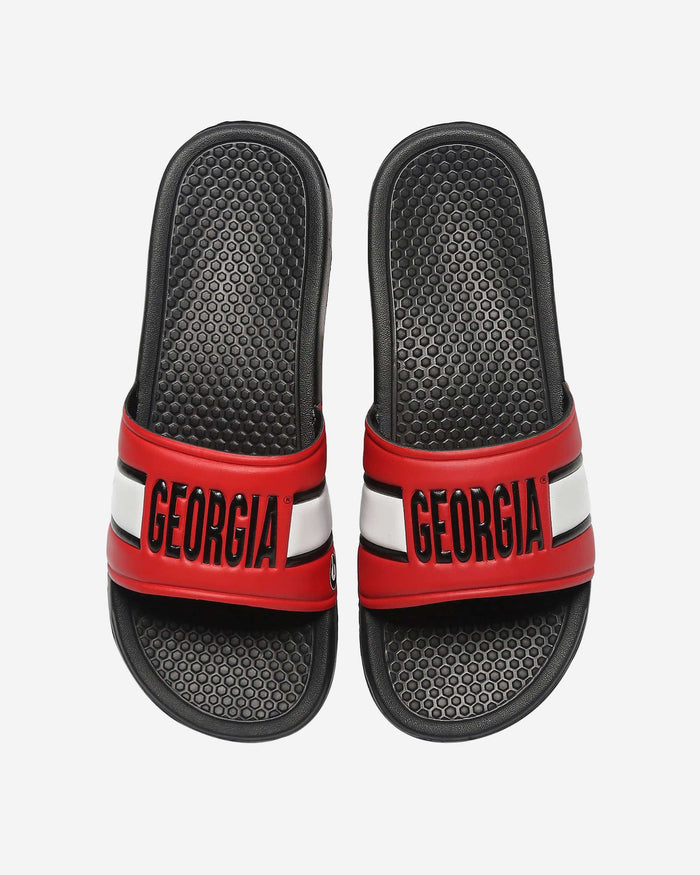 Georgia Bulldogs Raised Wordmark Slide FOCO S - FOCO.com