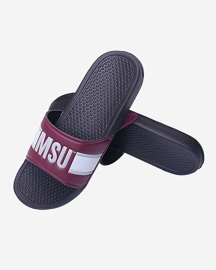 Mississippi State Bulldogs Raised Wordmark Slide FOCO - FOCO.com