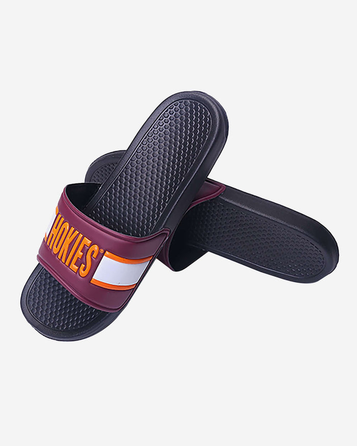 Virginia Tech Hokies Raised Wordmark Slide FOCO - FOCO.com