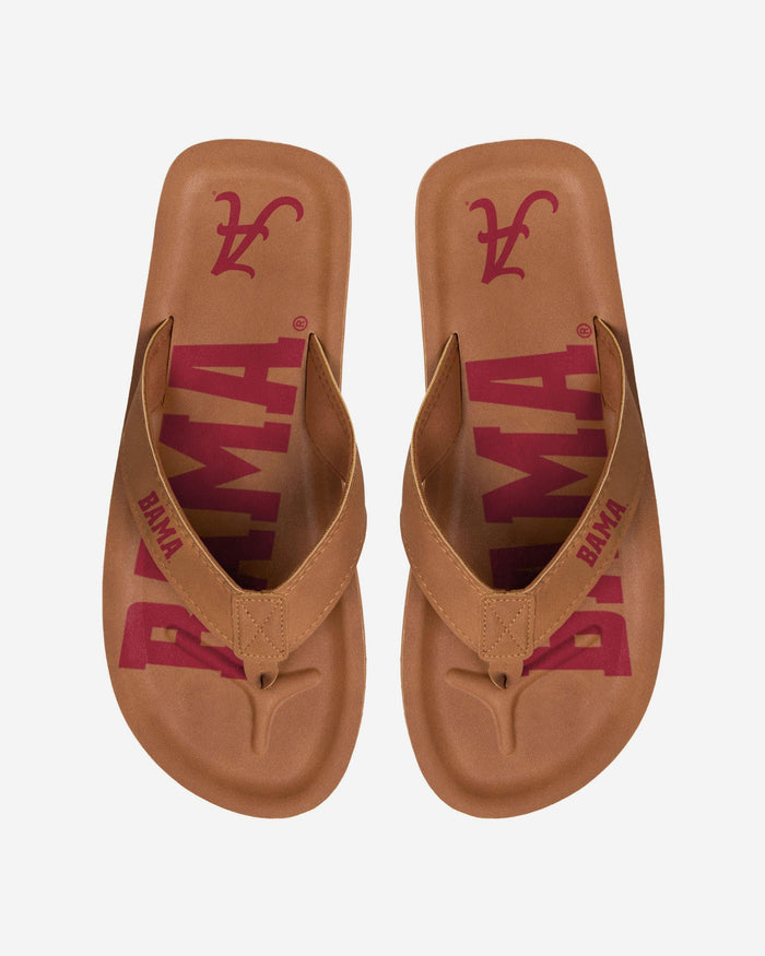 Alabama Crimson Tide Color Pop Contour Flip Flop FOCO S - FOCO.com