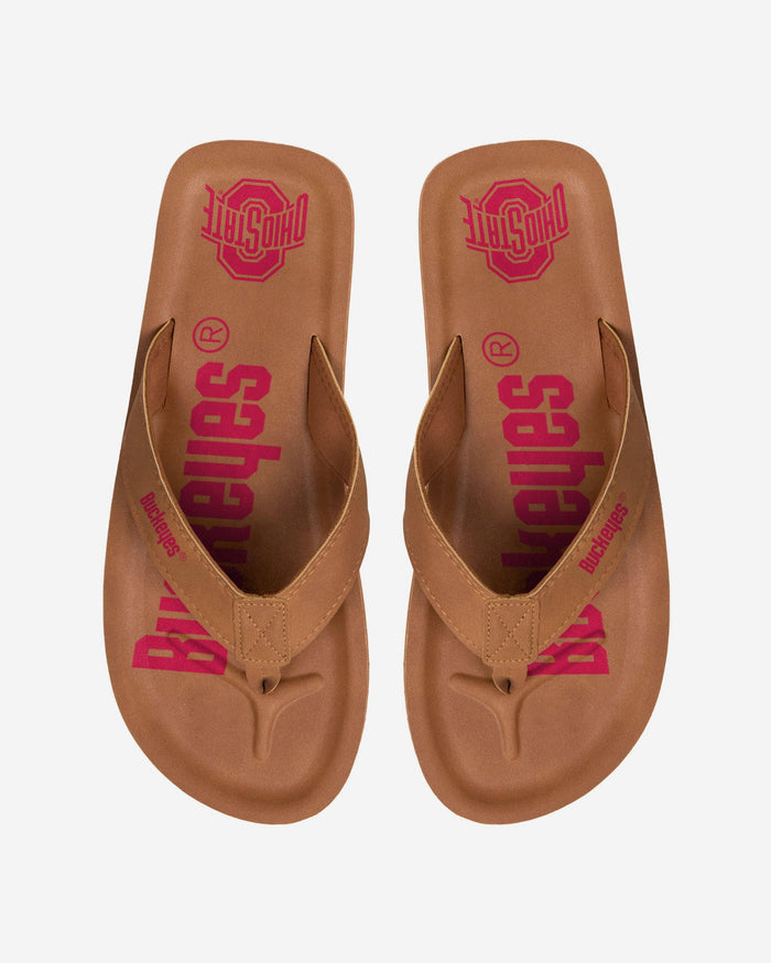 Ohio State Buckeyes Color Pop Contour Flip Flop FOCO S - FOCO.com