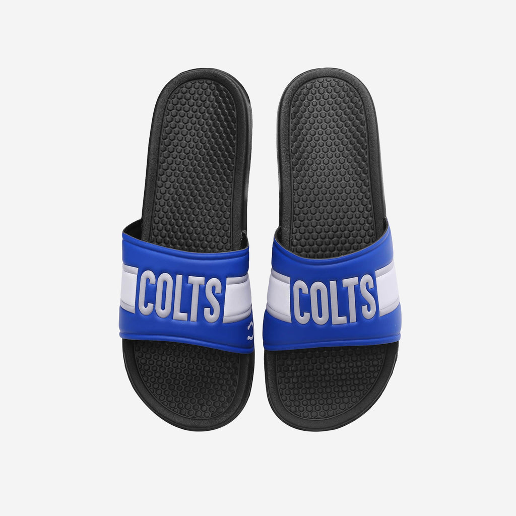 Indianapolis Colts Raised Wordmark Slide FOCO S - FOCO.com