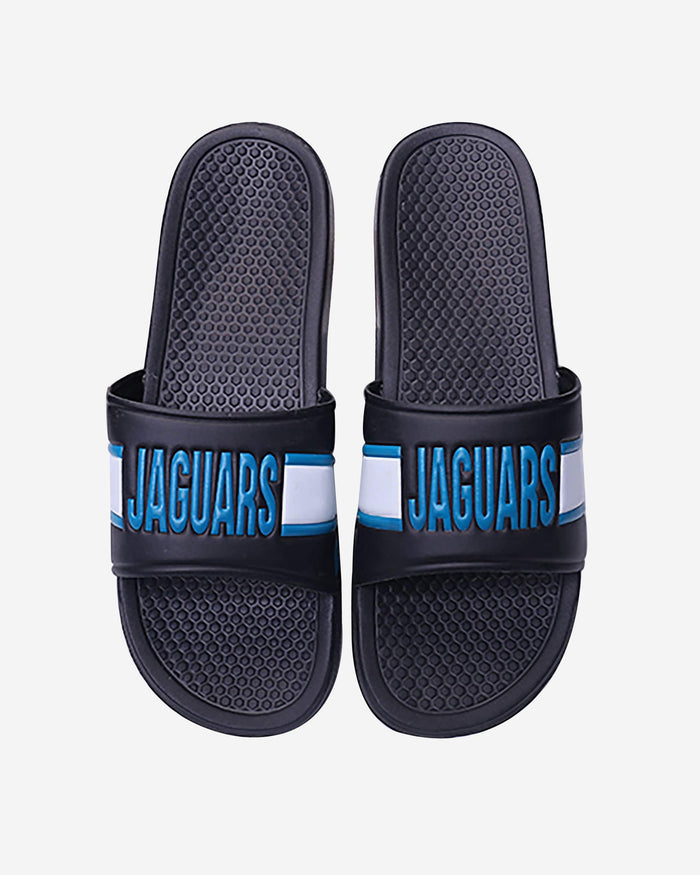 Jacksonville Jaguars Raised Wordmark Slide FOCO S - FOCO.com