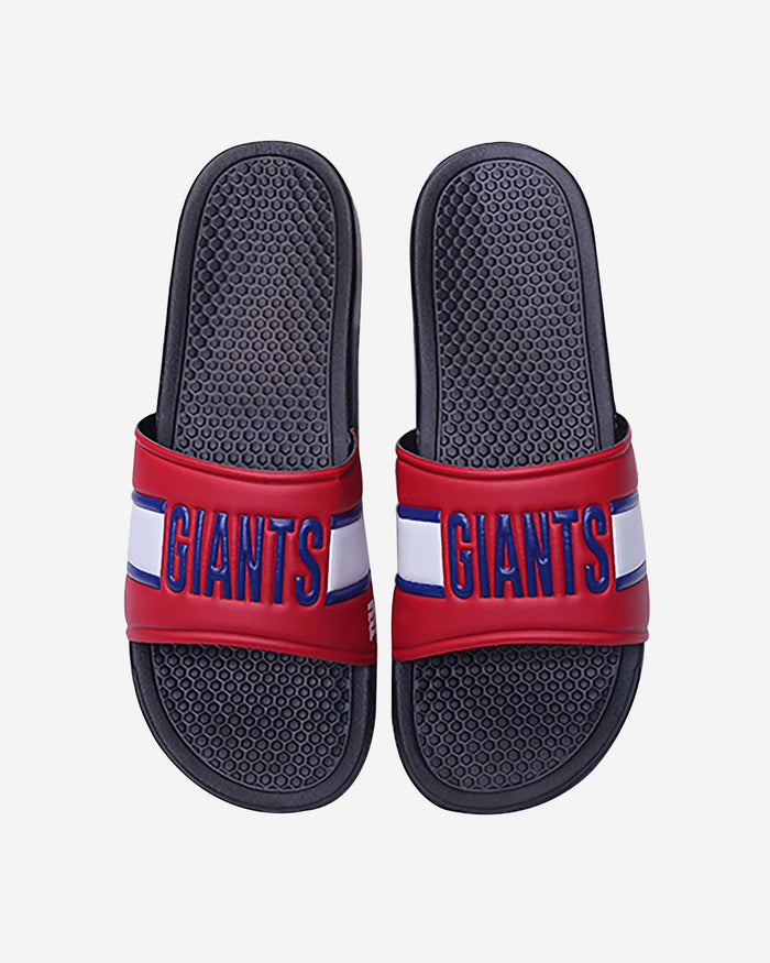 New York Giants Raised Wordmark Slide FOCO S - FOCO.com
