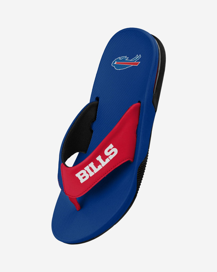 Buffalo Bills Team Color Contour Flip Flop FOCO - FOCO.com