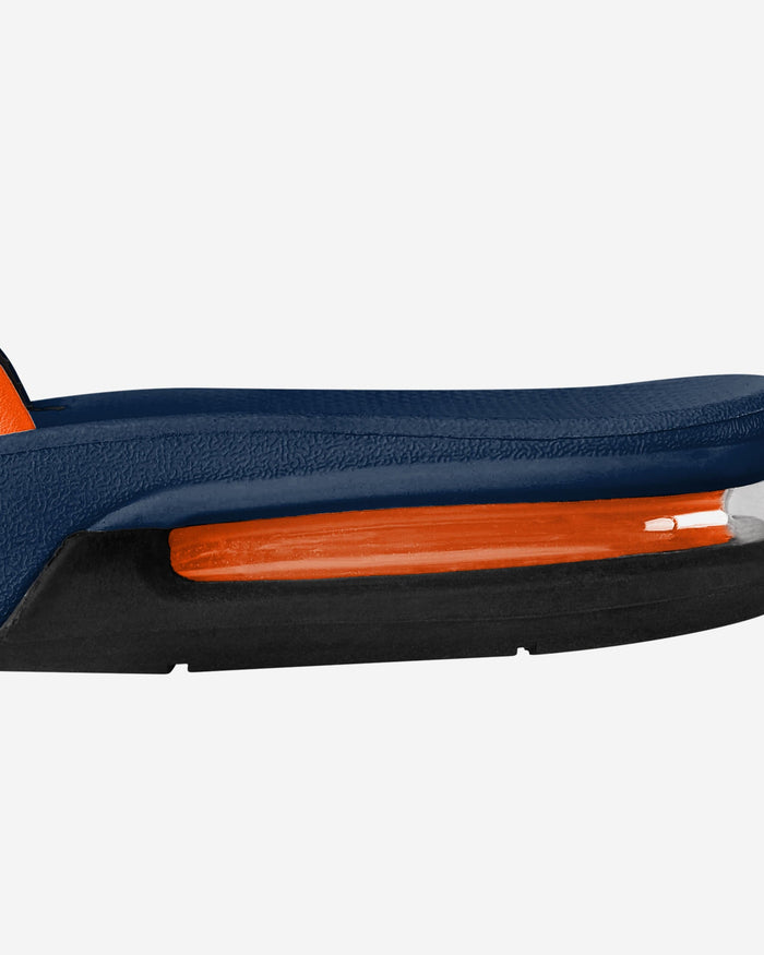 Chicago Bears Team Color Contour Flip Flop FOCO - FOCO.com