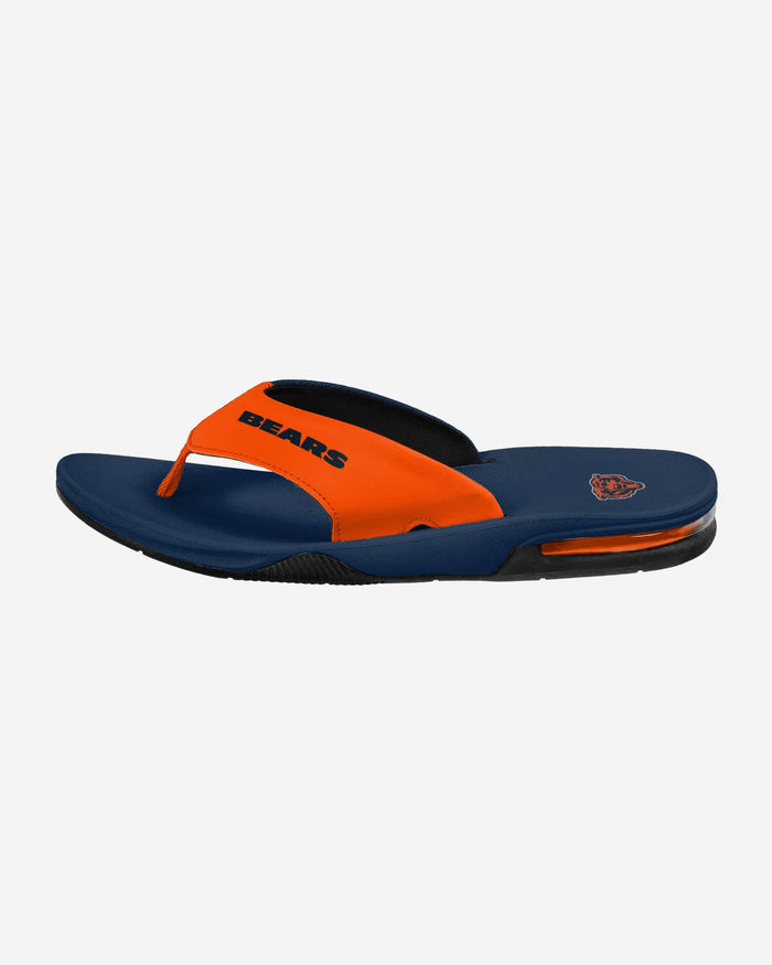 Chicago Bears Team Color Contour Flip Flop FOCO - FOCO.com