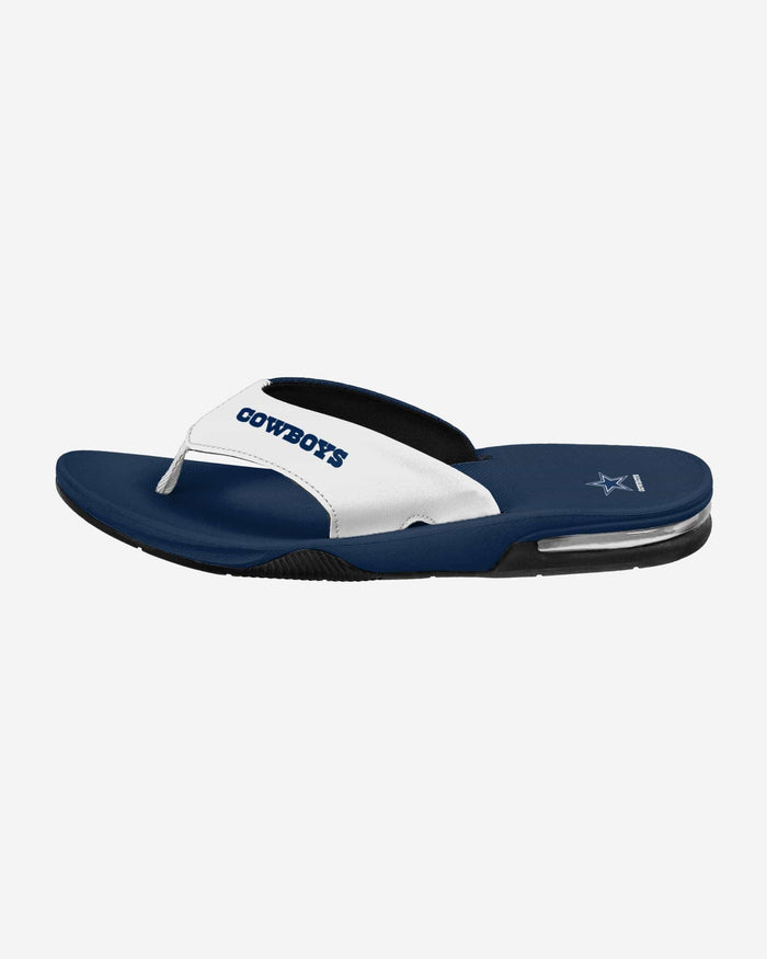 Dallas Cowboys Team Color Contour Flip Flop FOCO - FOCO.com