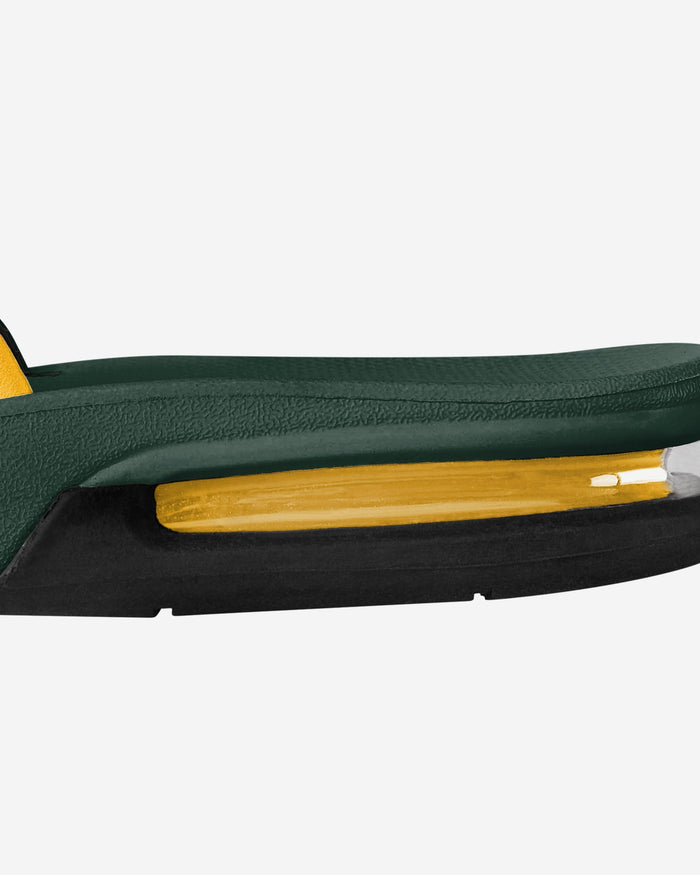 Green Bay Packers Team Color Contour Flip Flop FOCO - FOCO.com