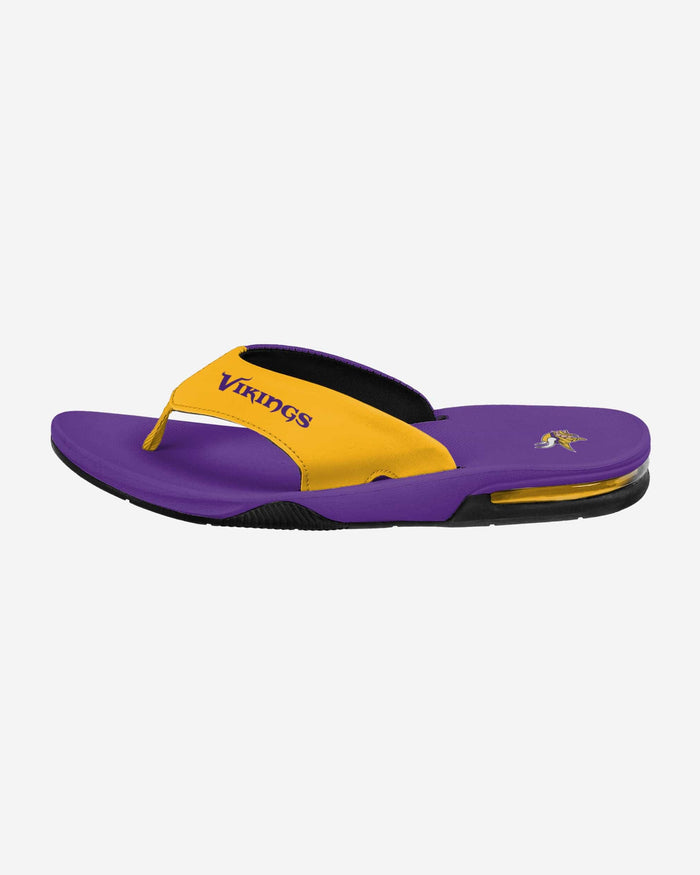 Minnesota Vikings Team Color Contour Flip Flop FOCO - FOCO.com