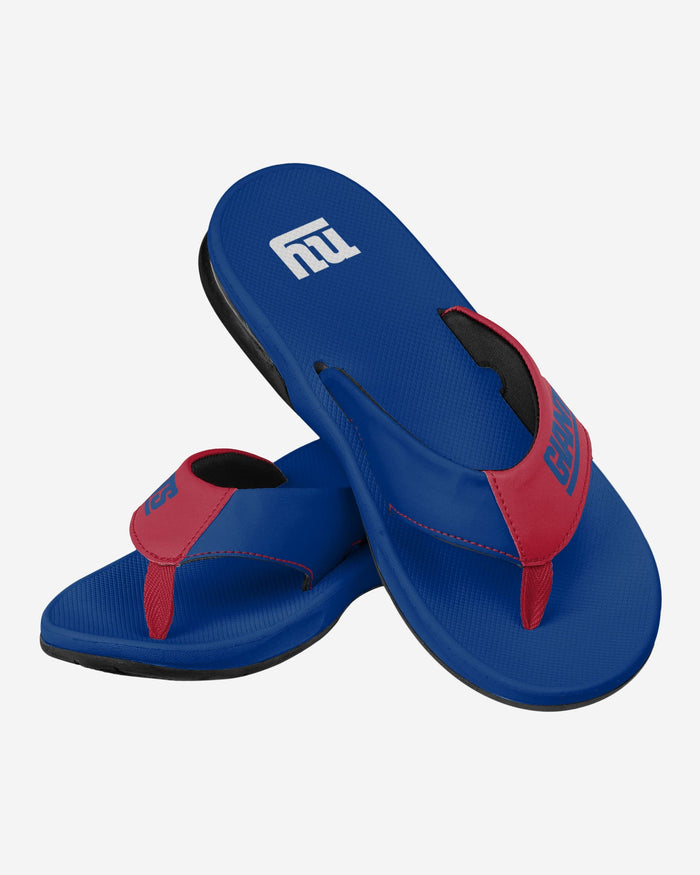 New York Giants Team Color Contour Flip Flop FOCO - FOCO.com