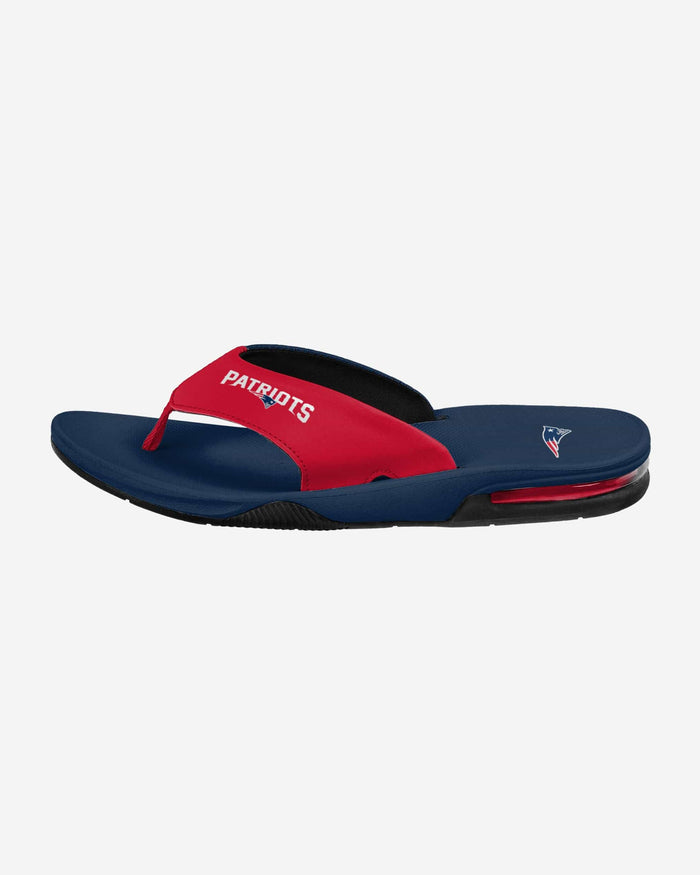 New England Patriots Team Color Contour Flip Flop FOCO - FOCO.com