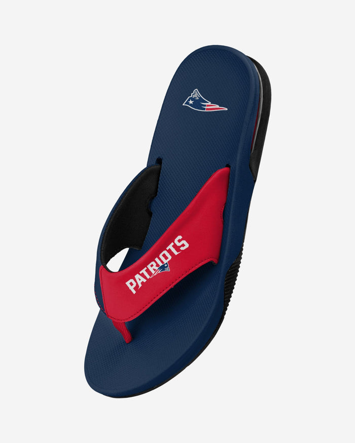 New England Patriots Team Color Contour Flip Flop FOCO - FOCO.com