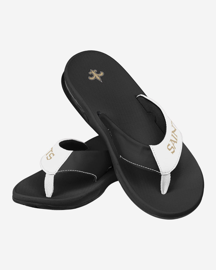 New Orleans Saints Team Color Contour Flip Flop FOCO - FOCO.com