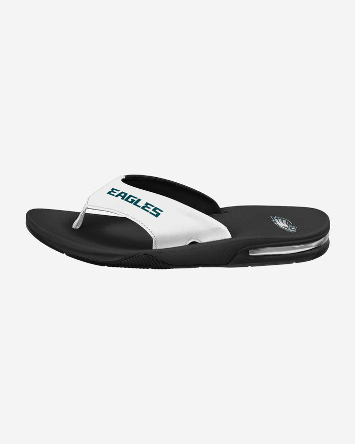 Philadelphia Eagles Team Color Contour Flip Flop FOCO - FOCO.com