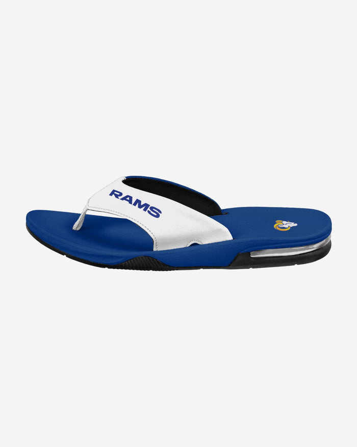 Los Angeles Rams Team Color Contour Flip Flop FOCO - FOCO.com