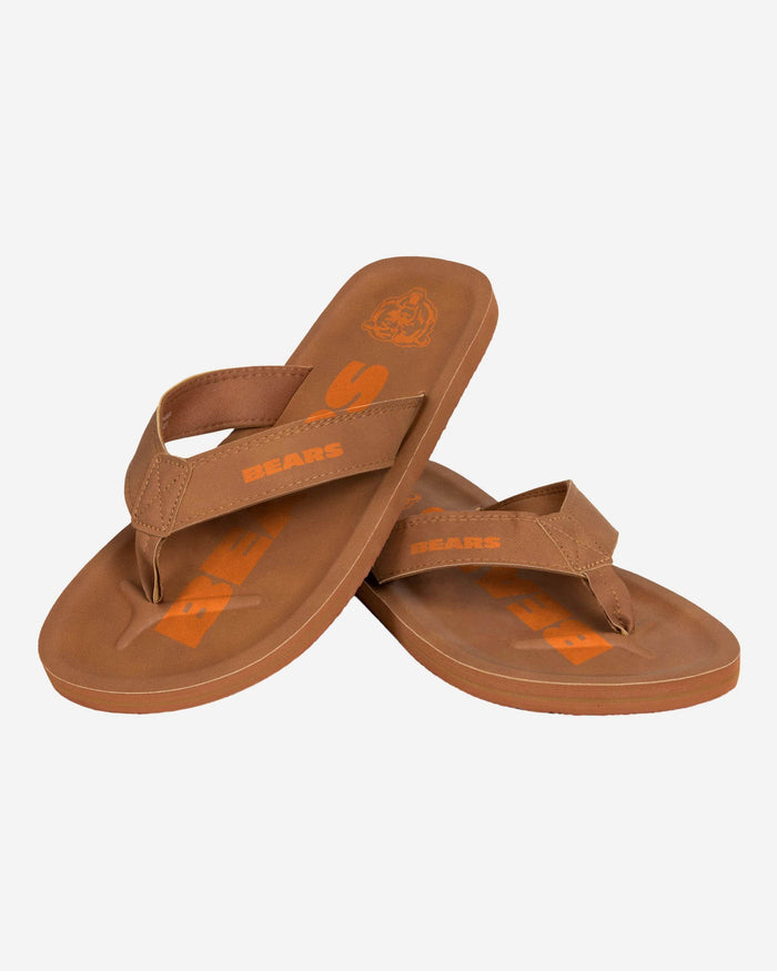 Chicago Bears Color Pop Contour Flip Flop FOCO - FOCO.com