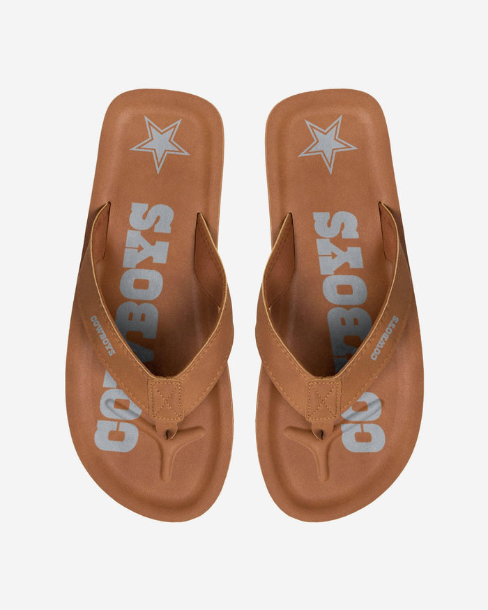 Dallas Cowboys Color Pop Contour Flip Flop FOCO S - FOCO.com