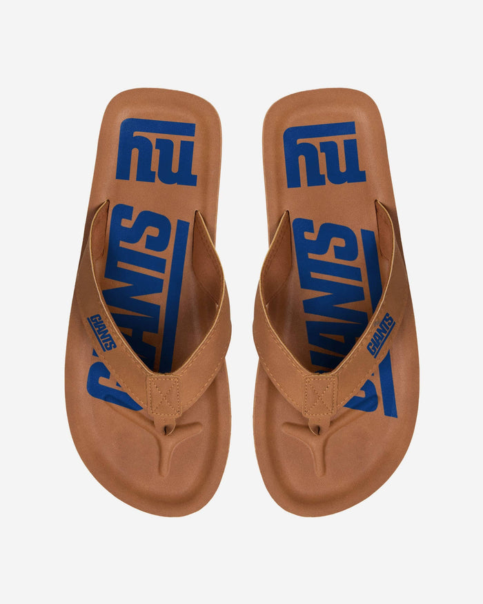 New York Giants Color Pop Contour Flip Flop FOCO S - FOCO.com