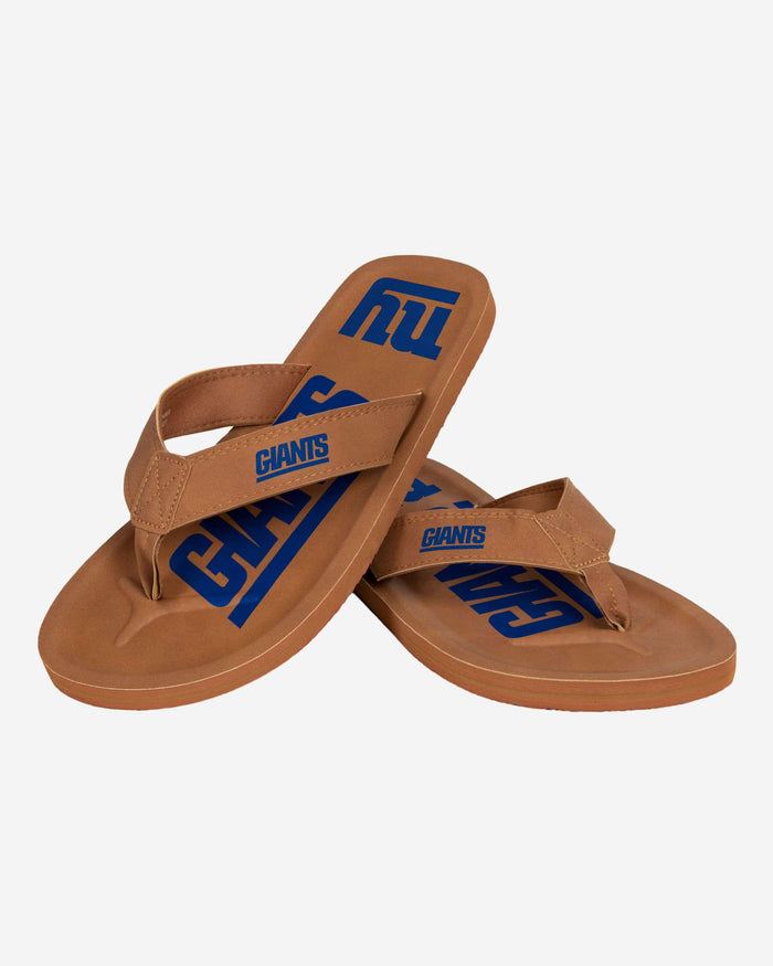 New York Giants Color Pop Contour Flip Flop FOCO - FOCO.com