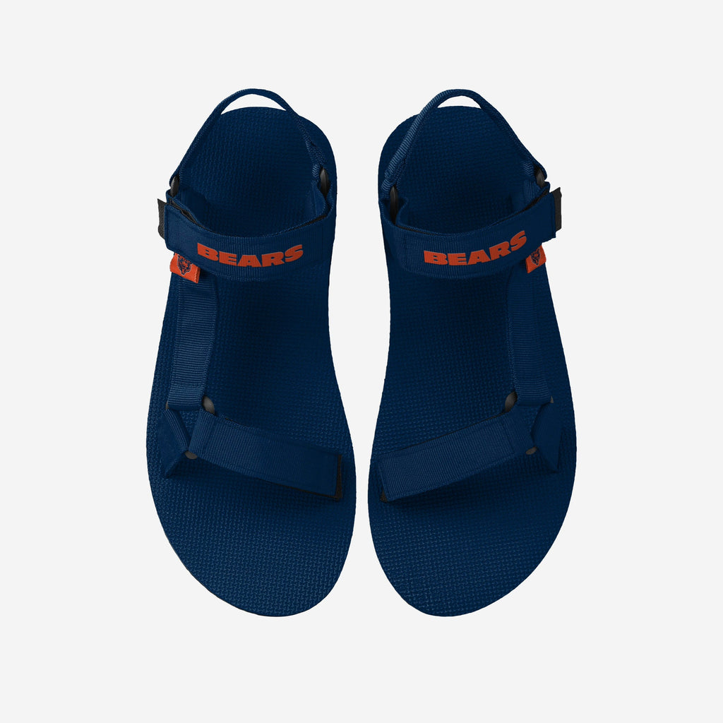 Chicago Bears Mens Solid Strap Sandal FOCO S - FOCO.com