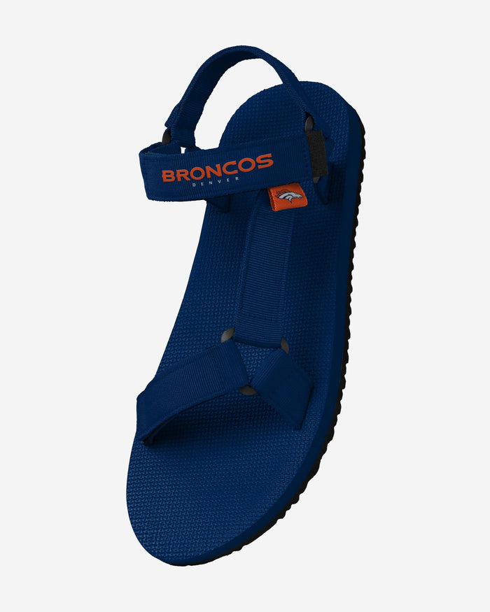 Denver Broncos Mens Solid Strap Sandal FOCO - FOCO.com