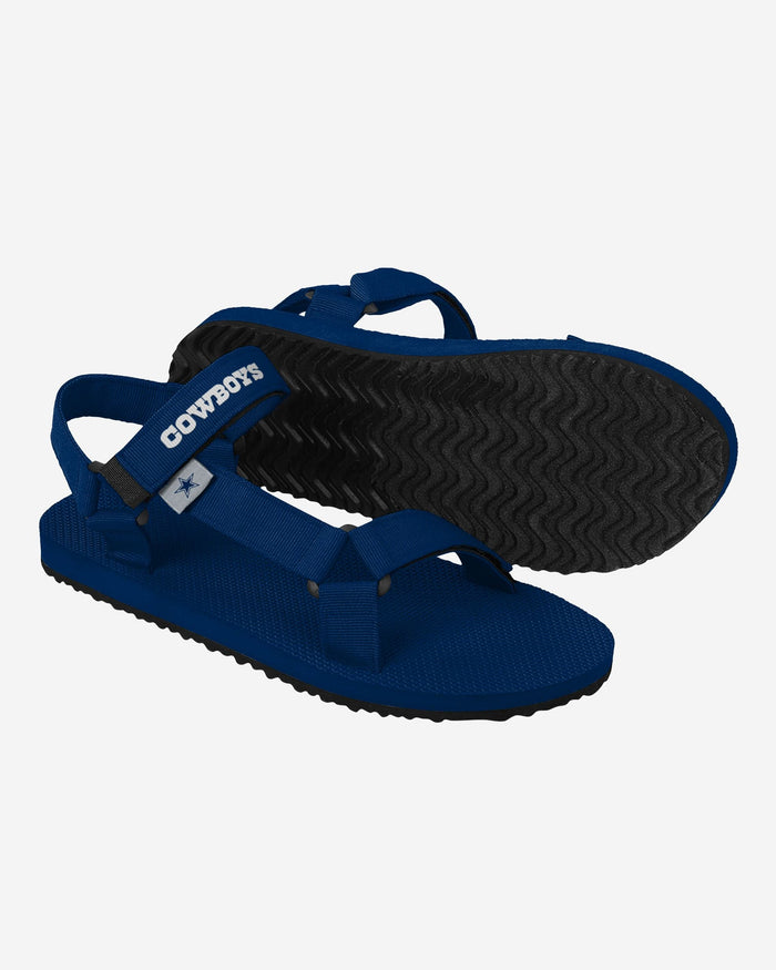 Dallas Cowboys Mens Solid Strap Sandal FOCO - FOCO.com