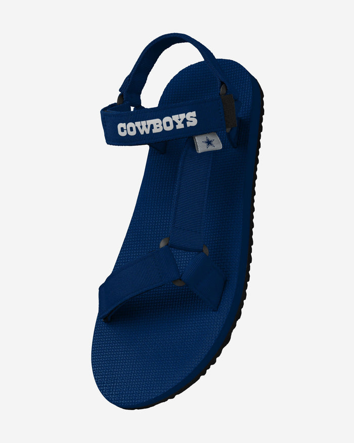 Dallas Cowboys Mens Solid Strap Sandal FOCO - FOCO.com