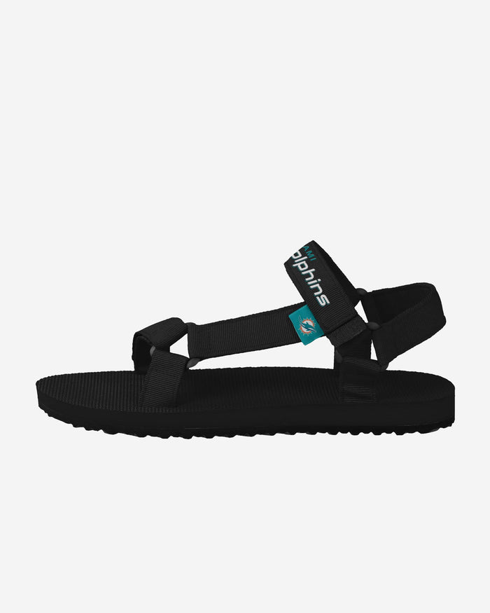 Miami Dolphins Mens Solid Strap Sandal FOCO - FOCO.com