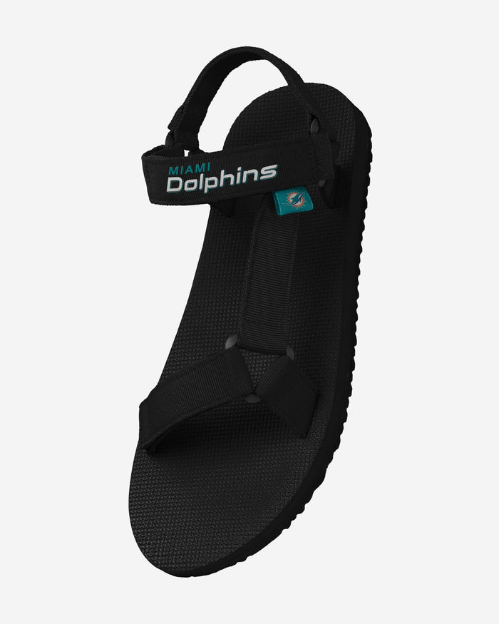 Miami Dolphins Mens Solid Strap Sandal FOCO - FOCO.com