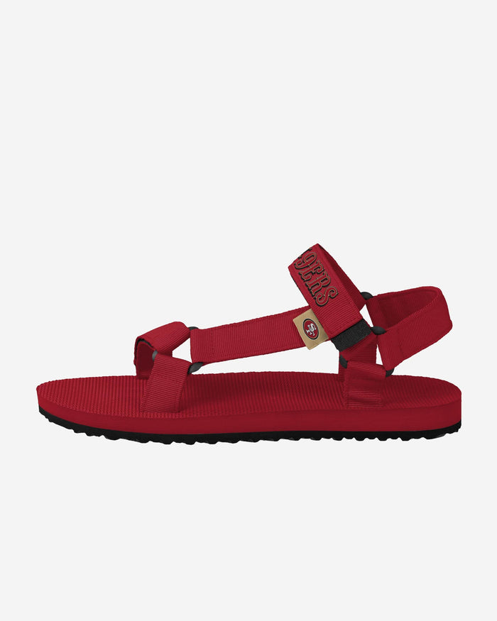 San Francisco 49ers Mens Solid Strap Sandal FOCO - FOCO.com