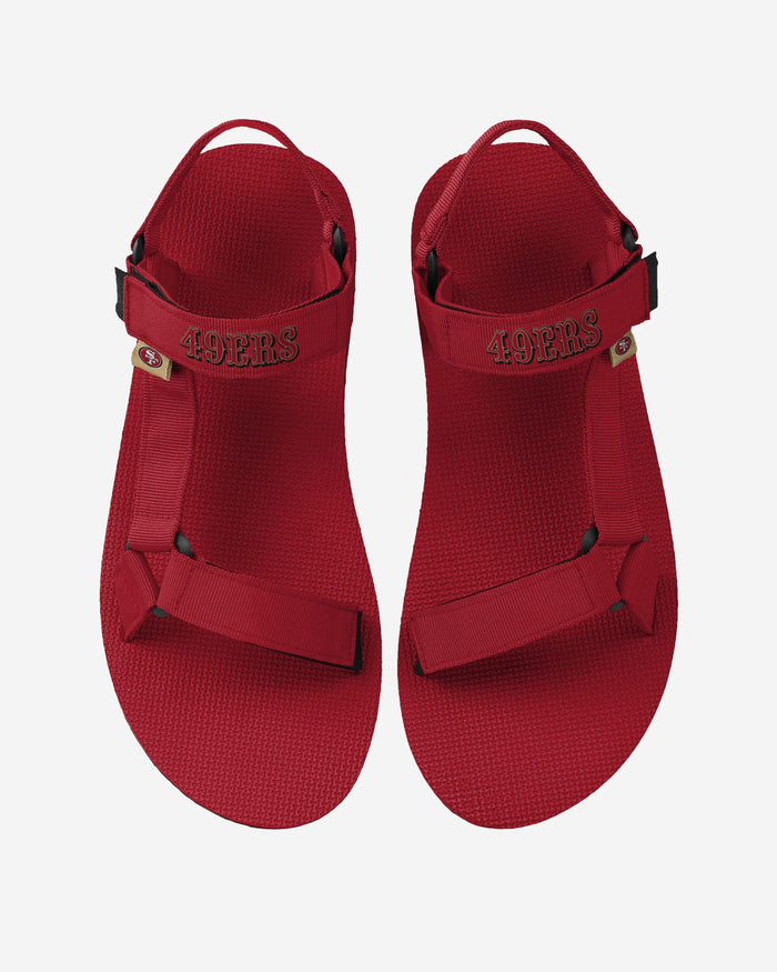 San Francisco 49ers Mens Solid Strap Sandal FOCO S - FOCO.com