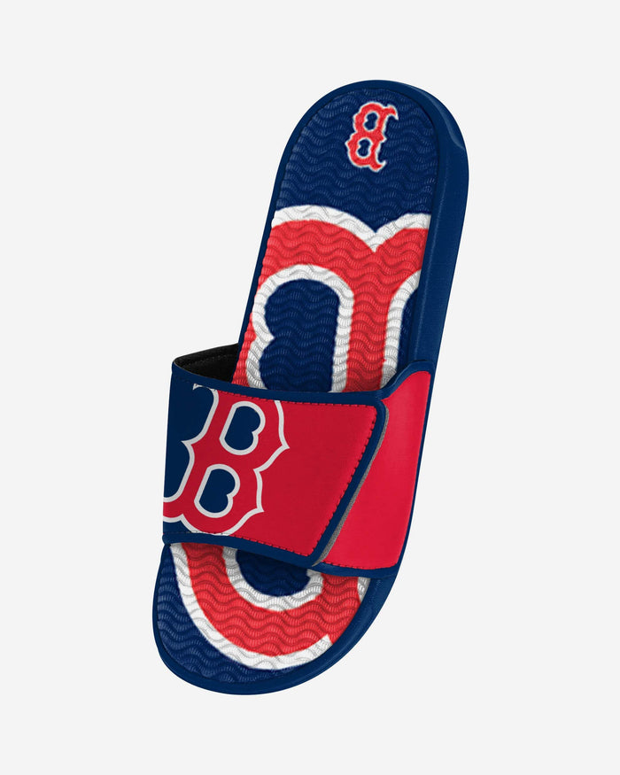 Boston Red Sox Colorblock Big Logo Gel Slide FOCO - FOCO.com