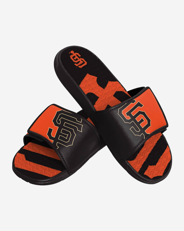 San Francisco Giants Colorblock Big Logo Gel Slide FOCO - FOCO.com