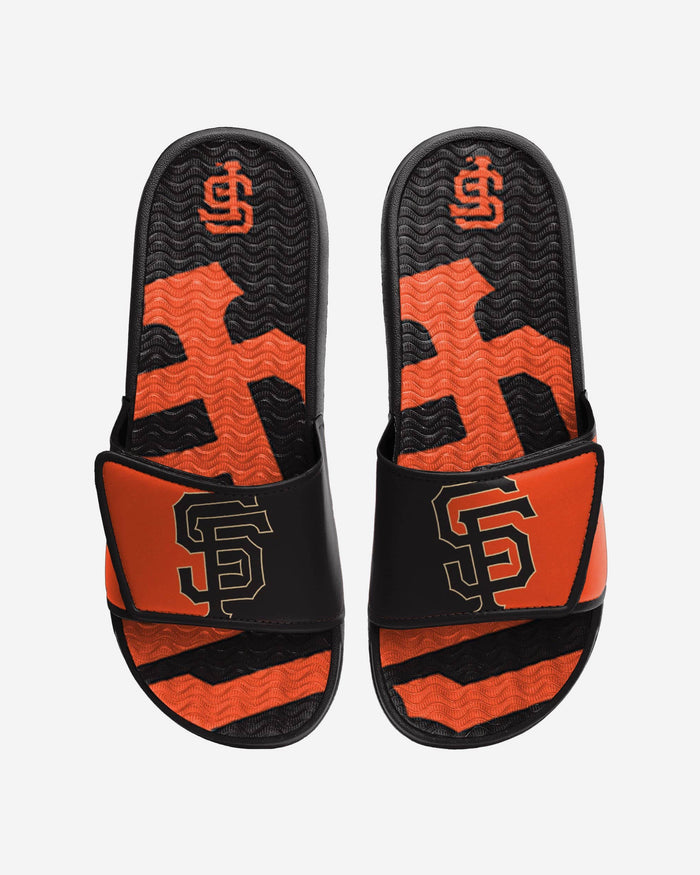 San Francisco Giants Colorblock Big Logo Gel Slide FOCO S - FOCO.com