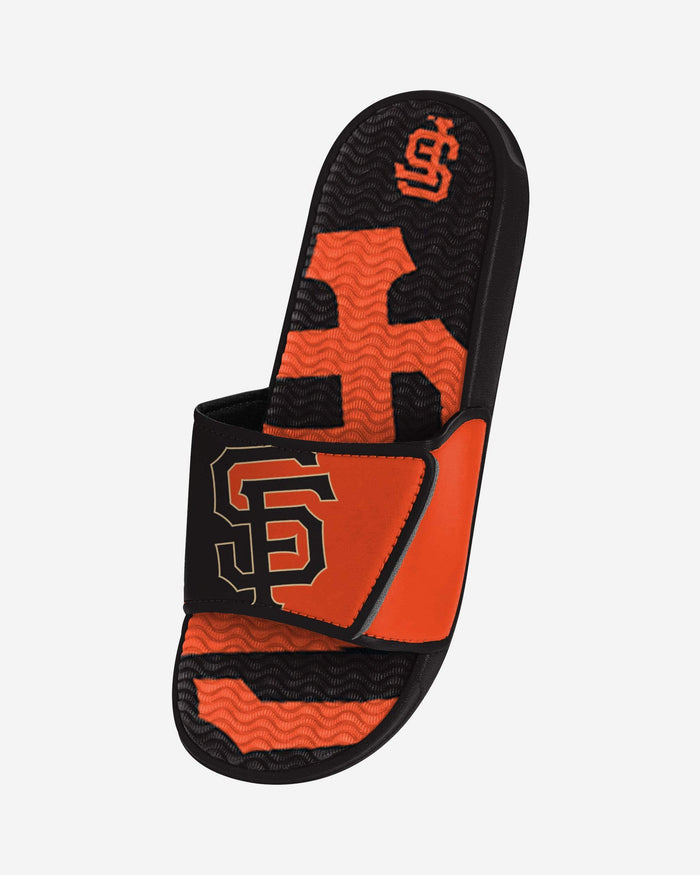 San Francisco Giants Colorblock Big Logo Gel Slide FOCO - FOCO.com