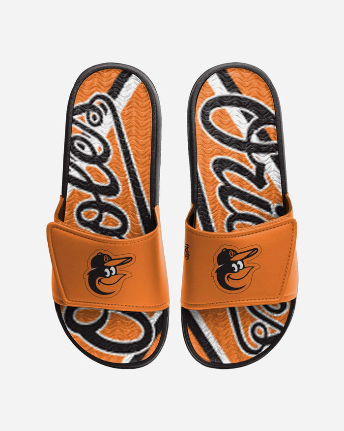 Baltimore Orioles Bold Wordmark Gel Slide FOCO S - FOCO.com