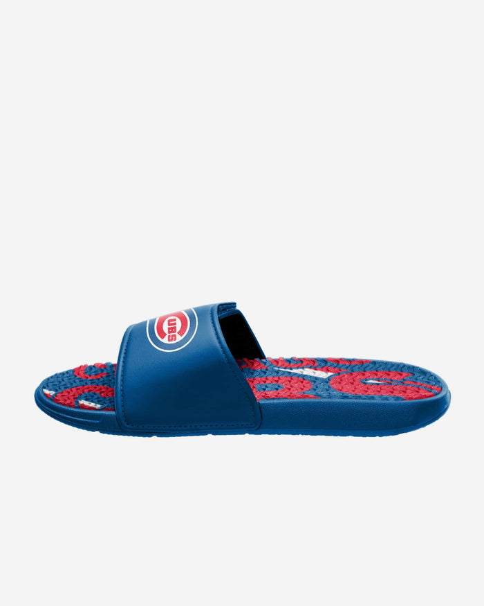 Chicago Cubs Bold Wordmark Gel Slide FOCO - FOCO.com